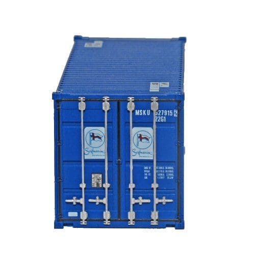 C Rail Safmarine 20ft x 8'6" Drybox Container , OO Gauge (1/76)