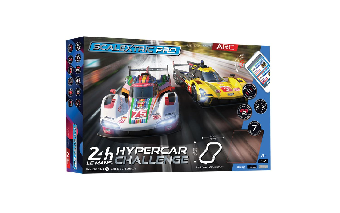 Scalextric C1466M Scalextric Pro 24H Hypercar Challenge 1:32 Scale *PRE ORDER £323.99*