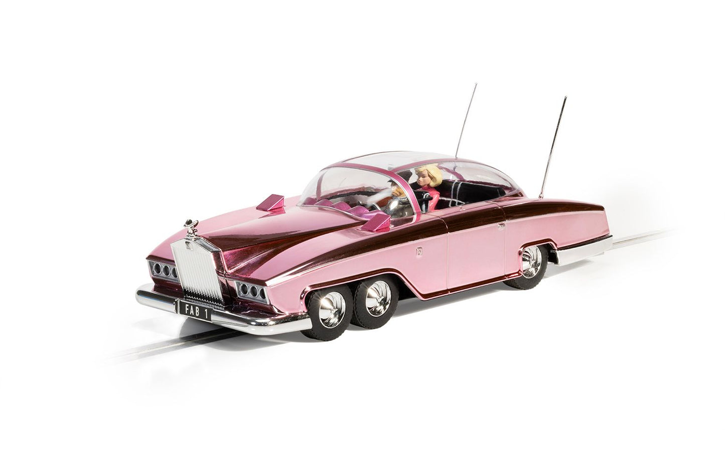 Scalextric C4579A Thunderbirds FAB-1 60th Anniversary Pink Chrome Edition 1:32 Scale *PRE ORDER £53.99*