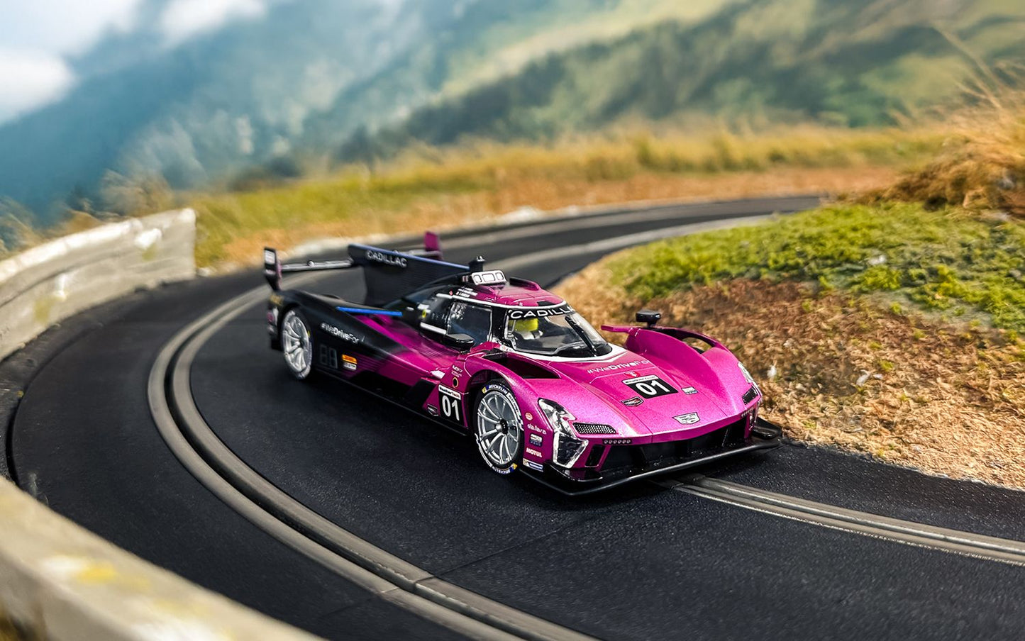 Scalextric C4611 Cadillac V-Series R - Road Atlanta 2024 - Pink 1:32 Scale *PRE ORDER £44.99*