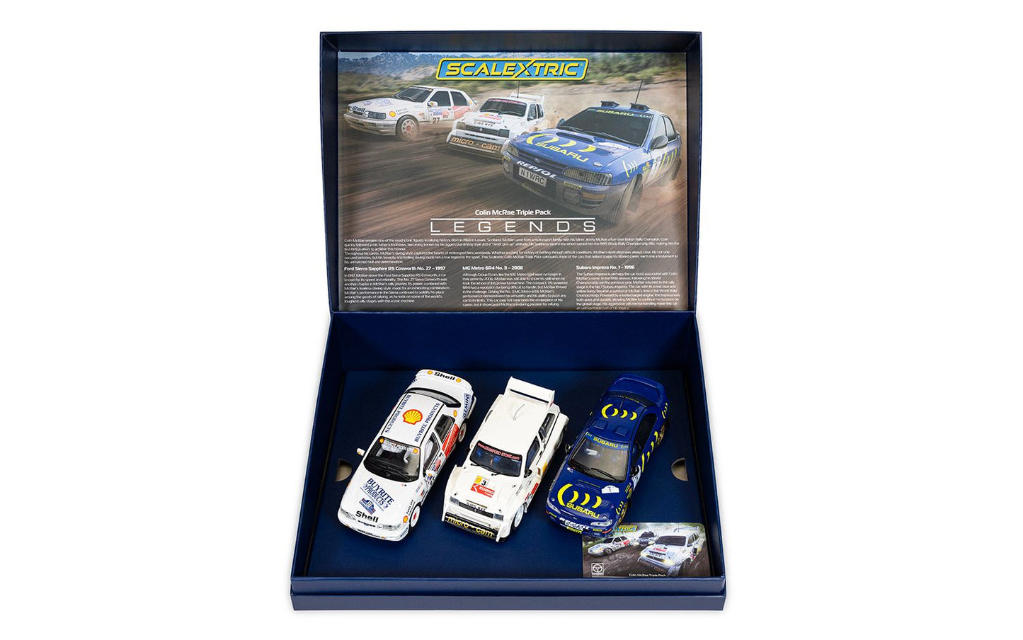 Scalextric C4612A Colin McRae Triple Pack 1:32 Scale *PRE ORDER £143.99*