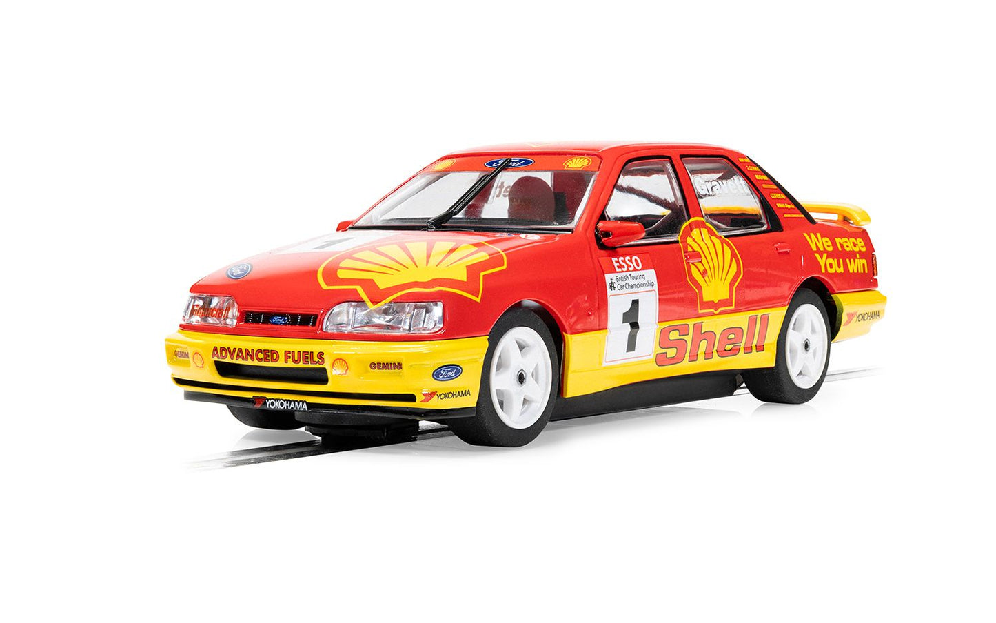 Scalextric C4632 Ford Sierra Sapphire - BTCC 1990 - Rob Gravett 1:32 Scale *PRE ORDER £44.99*