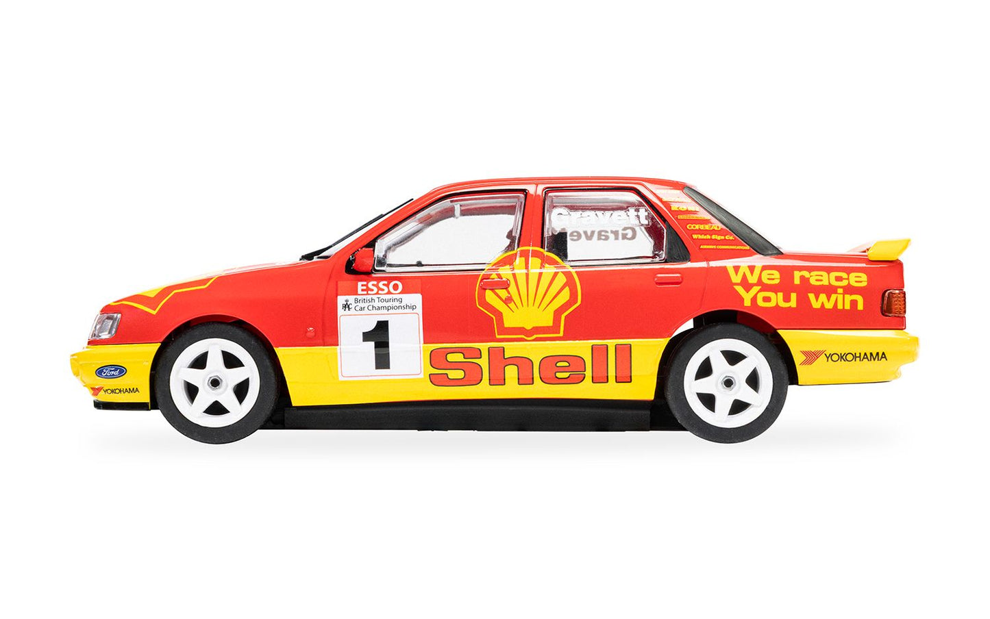 Scalextric C4632 Ford Sierra Sapphire - BTCC 1990 - Rob Gravett 1:32 Scale *PRE ORDER £44.99*