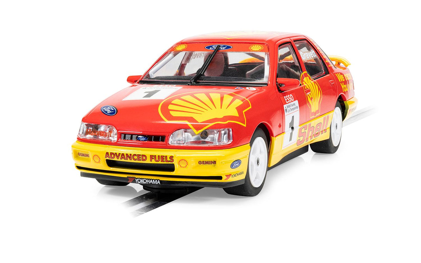Scalextric C4632 Ford Sierra Sapphire - BTCC 1990 - Rob Gravett 1:32 Scale *PRE ORDER £44.99*