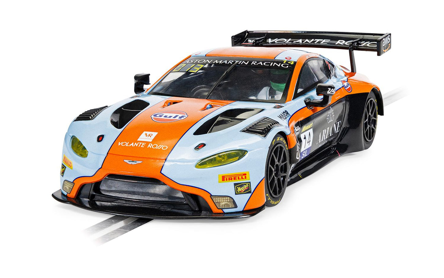 Scalextric C4655 Aston Martin GT3 Vantage - Bathurst 2025 - Gulf Edition 1:32 Scale