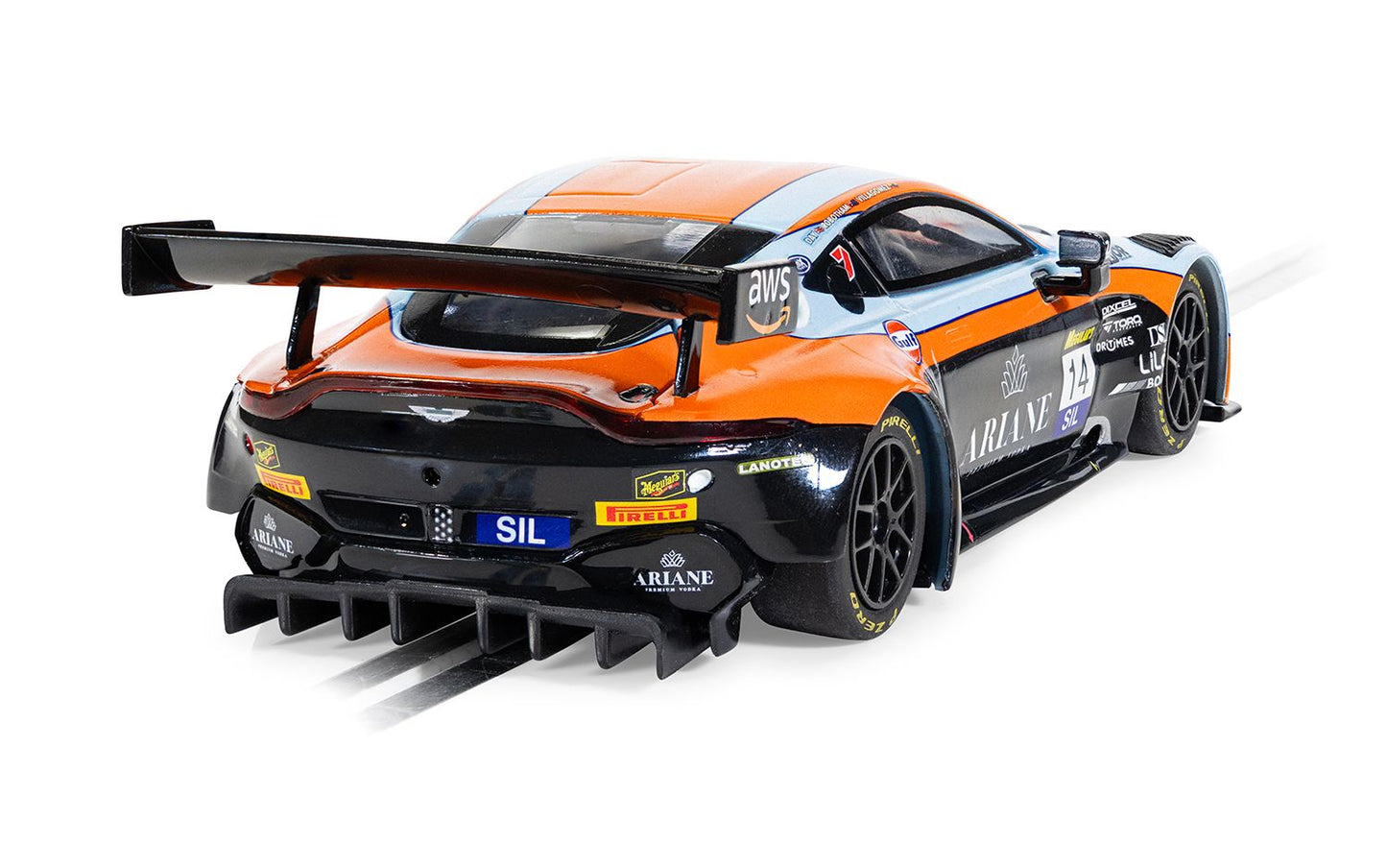 Scalextric C4655 Aston Martin GT3 Vantage - Bathurst 2025 - Gulf Edition 1:32 Scale