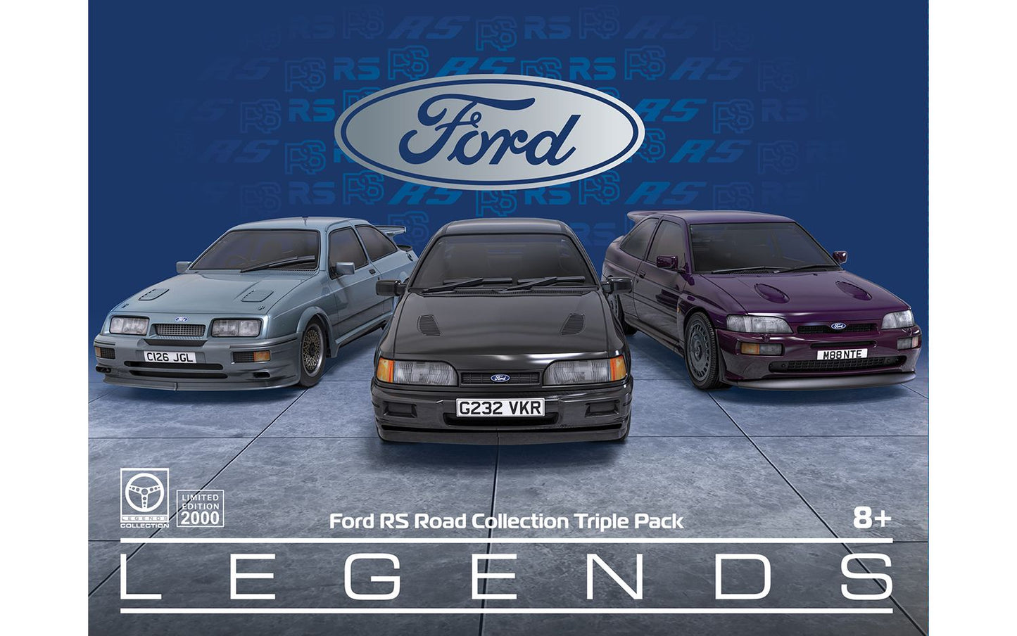 Scalextric C4666A Ford RS Road Collection Triple Pack 1:32 Scale *PRE ORDER £143.99*