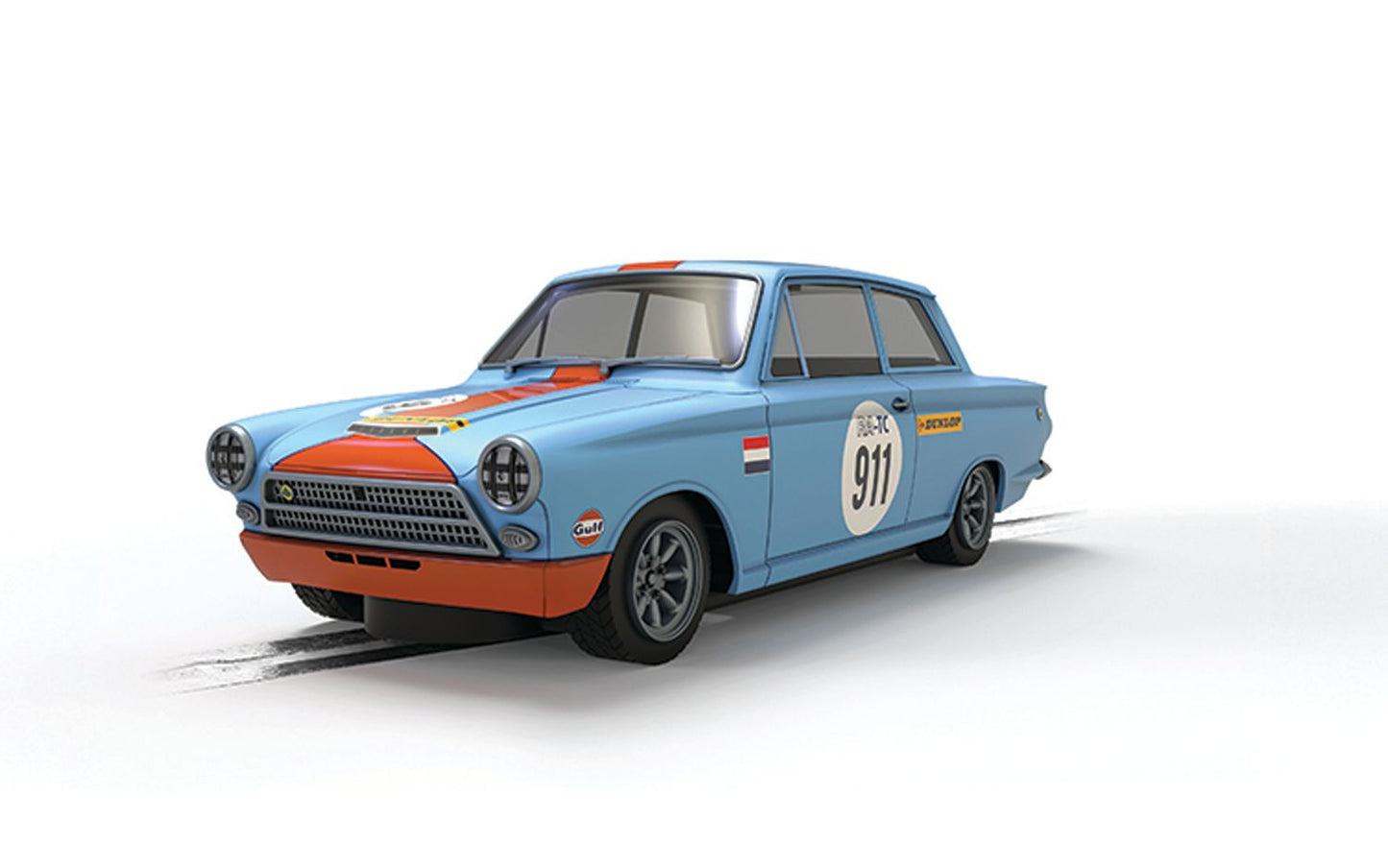 Scalextric C4669 Ford Lotus Cortina - Gulf Edition 1:32 Scale *PRE ORDER £44.99*