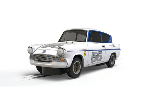 Scalextric C4682 Ford Anglia - Silver 56 1:32 Scale *PRE ORDER £44.99*