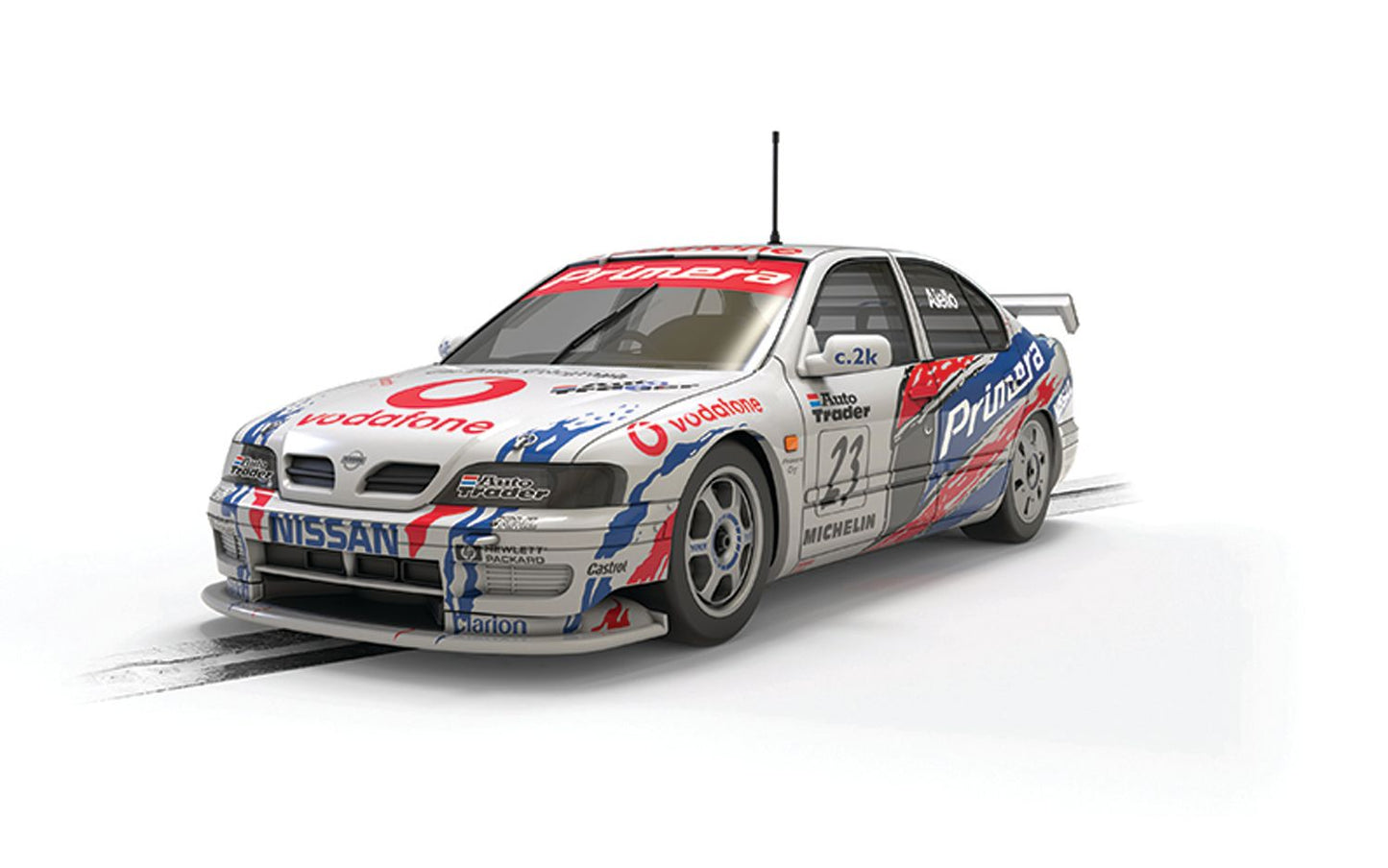 Scalextric C4686 Nissan Primera - BTCC 1999 – Laurent Aiello 1:32 Scale *PRE ORDER £44.99*