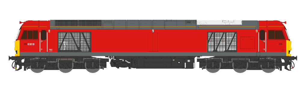 Cavalex Class 60 60010 Debranded DB Cargo UK, OO Gauge