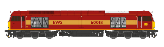 Cavalex Class 60 60018 EWS, OO Gauge