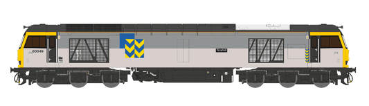 Cavalex Class 60 60049 Scafell Triple Grey Metals, OO Gauge, DCC SOUND