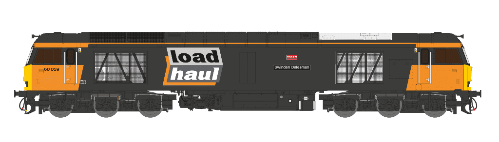 Cavalex Class 60 60059 Swinden Dalesmen Loadhaul, OO Gauge, DCC SOUND