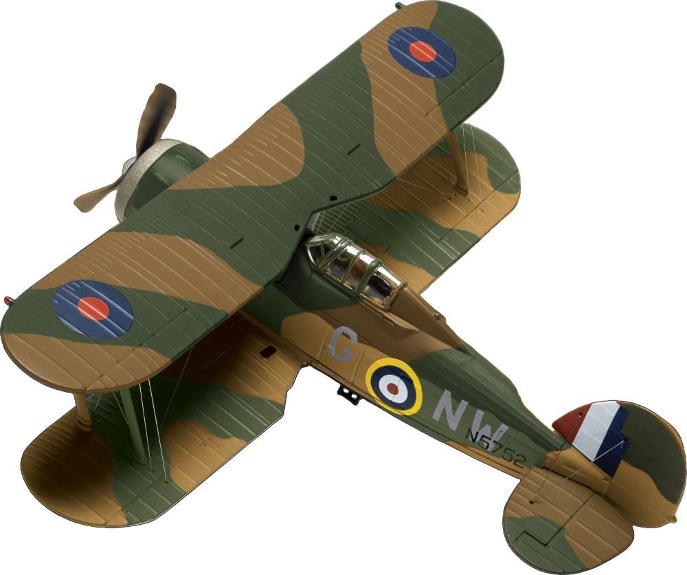 Corgi AA36213 Gloster Gladiator MkII N5752/NW/G Fl. Off. Alan Boyd  1:72 Scale *PRE ORDER £53.99*
