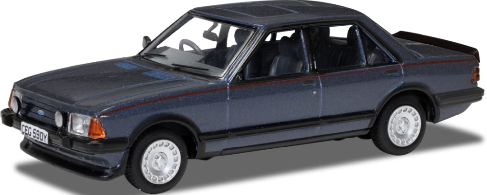 Corgi VA12418 Ford Granada Mk2 (Series 2) 2.8 Injection Caspian Blue  1:43 Scale *PRE ORDER £34.19*