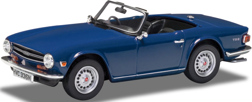 Corgi VA14703 Triumph TR6 French Blue  1:43 Scale *PRE ORDER £34.19*