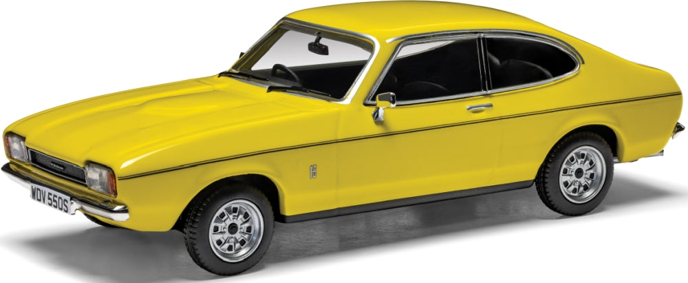 Corgi VA15410 Ford Capri Mk2 1.6L Signal Yellow  1:43 Scale *PRE ORDER £34.19*