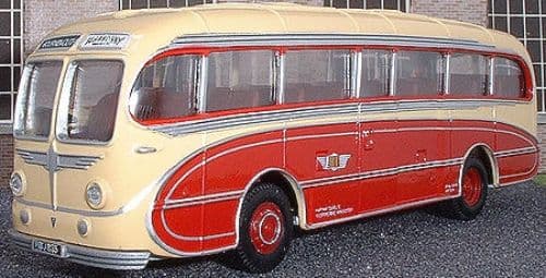 Corgi 40306 AEC Reliance MU3RV / Burlingham Seagull Happiway Tours, PRE OWNED