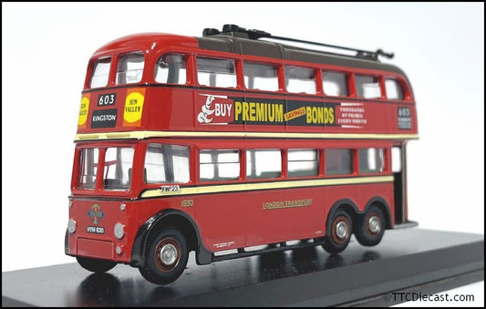 Corgi 43708 BUT 9641T / Metro Cammell Q1 Trolleybus London Transport, PRE OWNED