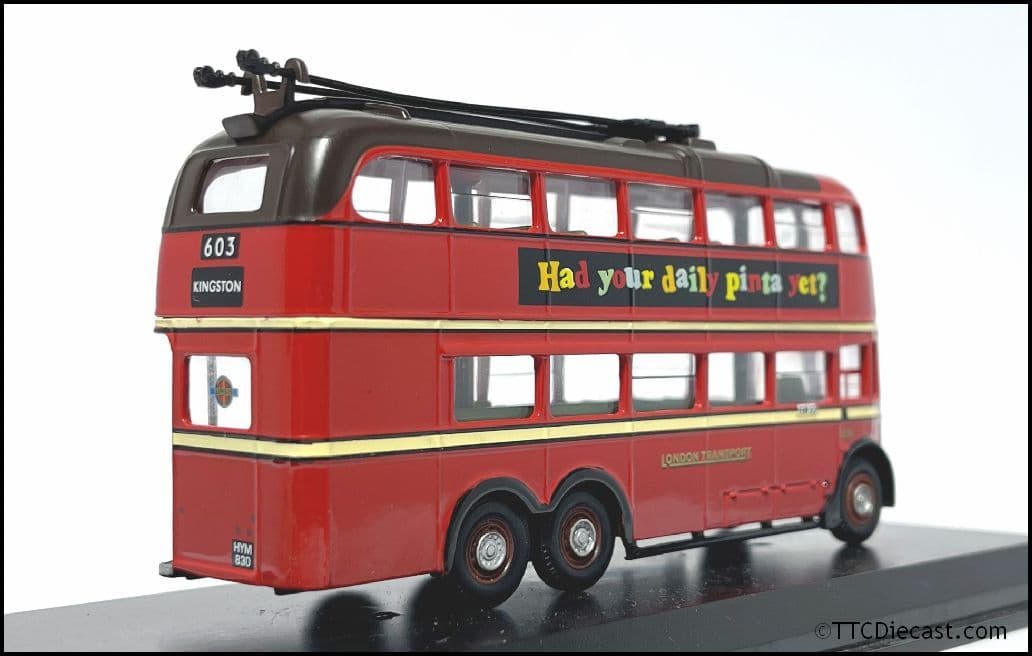 Corgi 43708 BUT 9641T / Metro Cammell Q1 Trolleybus London Transport, PRE OWNED