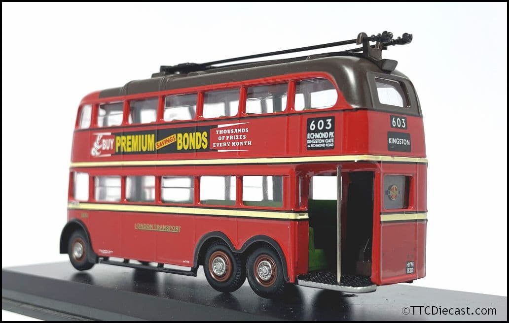Corgi 43708 BUT 9641T / Metro Cammell Q1 Trolleybus London Transport, PRE OWNED