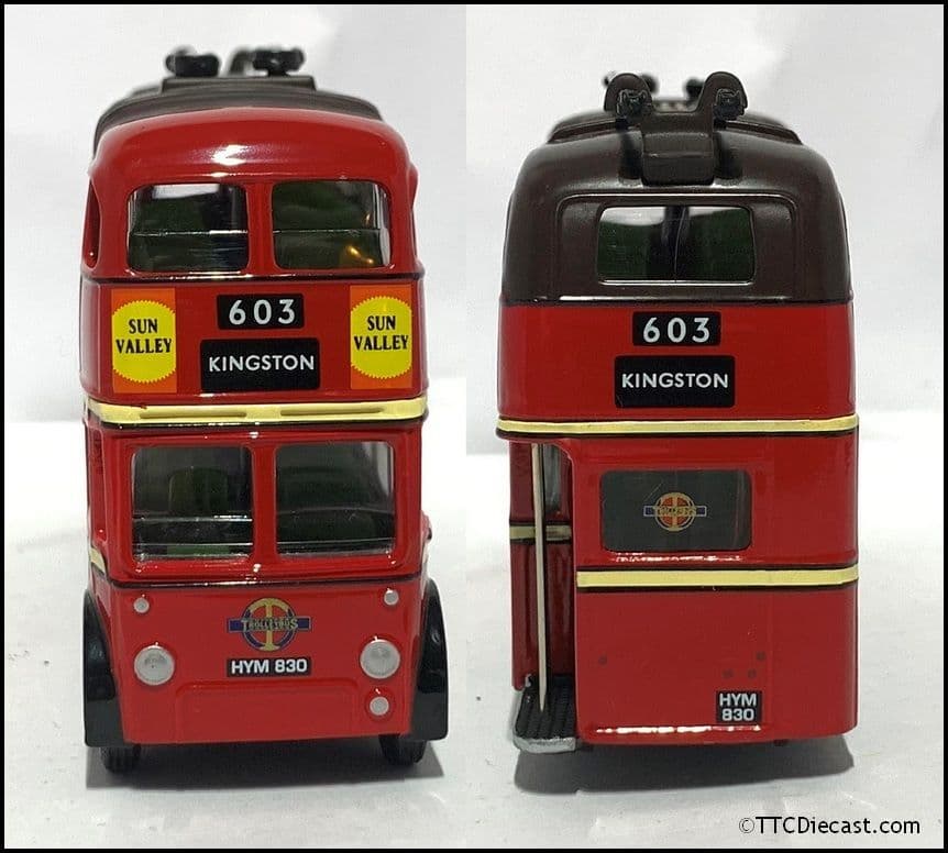 Corgi 43708 BUT 9641T / Metro Cammell Q1 Trolleybus London Transport, PRE OWNED