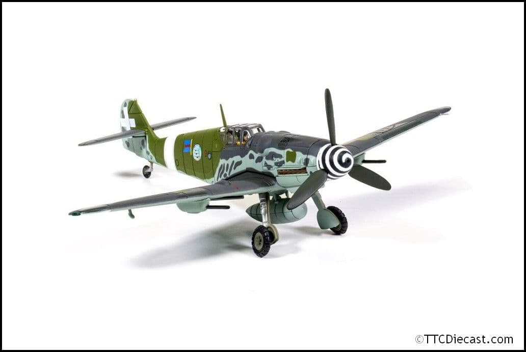 Corgi AA27112 Messerschmitt Me109G-6 (Trop) Maggiore A.Vizzotto Regia 150 Gruppo Sicily 1943