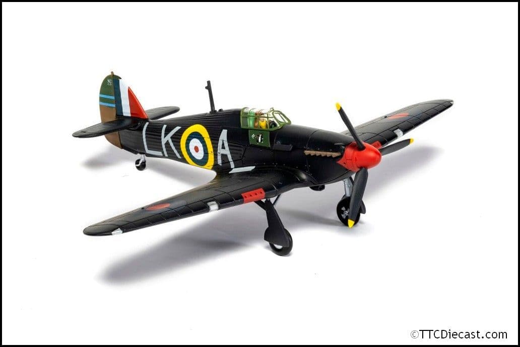 Corgi AA27608 Hawker Hurricane MkI P2798 LK-A SqnLdr Ian Richard 'Widge' Gleed RAF No87 - 1:72