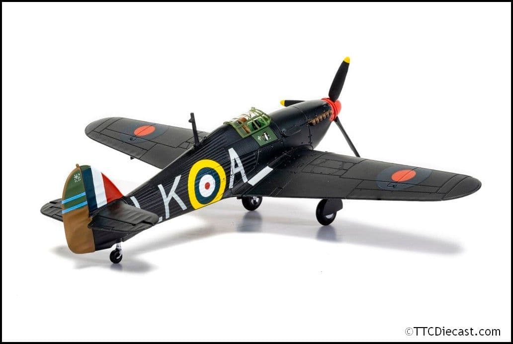 Corgi AA27608 Hawker Hurricane MkI P2798 LK-A SqnLdr Ian Richard 'Widge' Gleed RAF No87 - 1:72