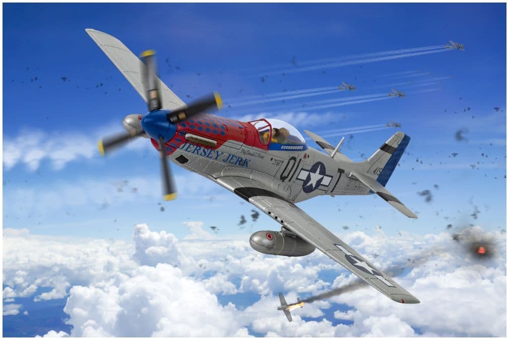 Corgi AA27708 North American P-51D Mustang 44-15152/QI-T 'Jersey Jerk' - PRE ORDER £47.99