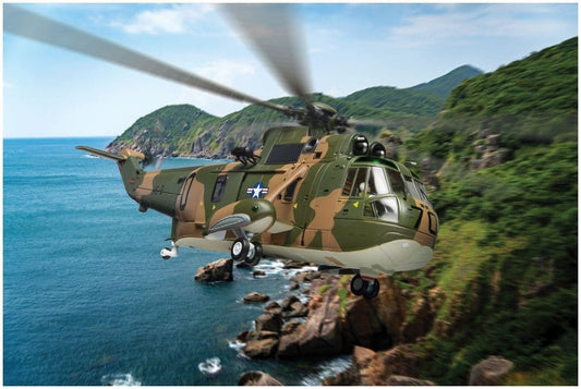 Corgi AA33423 Sikorsky SH-3A Sea King NV-70 HS-2 Golden Falcons USS Hornet, 1/72 Scale