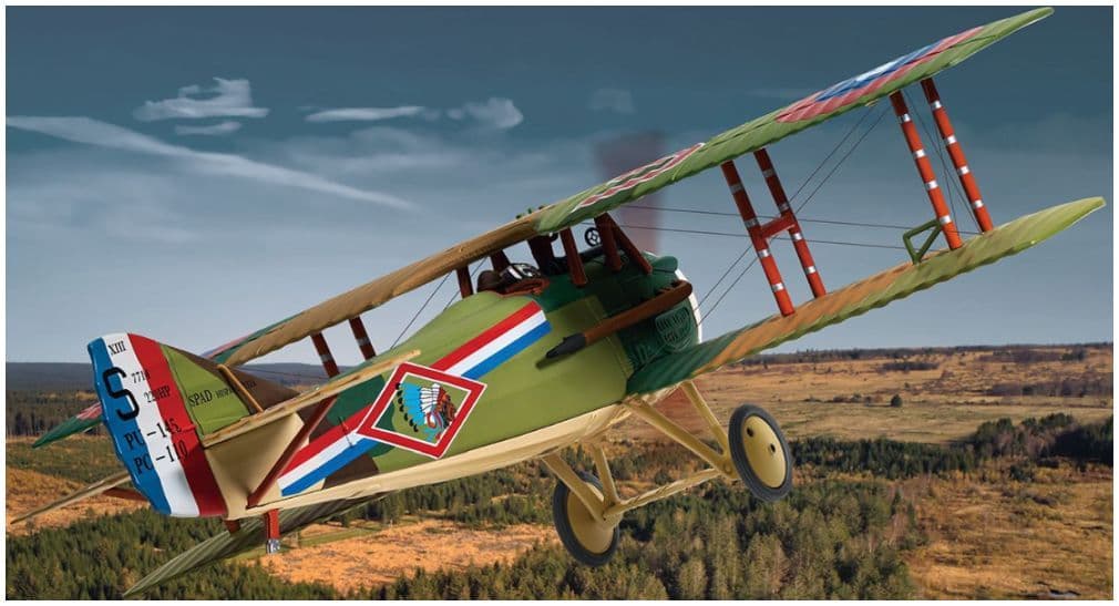 Corgi AA37910 SPAD S.XIII S.7714 Capt Robert Soubiran O.C 103rd Aero Sqd USAS France Nov 1918 1:72
