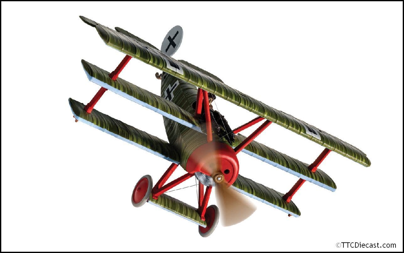 Corgi AA38310 Fokker DR.1 Triplane, Wolfram Freiherr von Richthofen, 21st April 1918 - LAST ONE