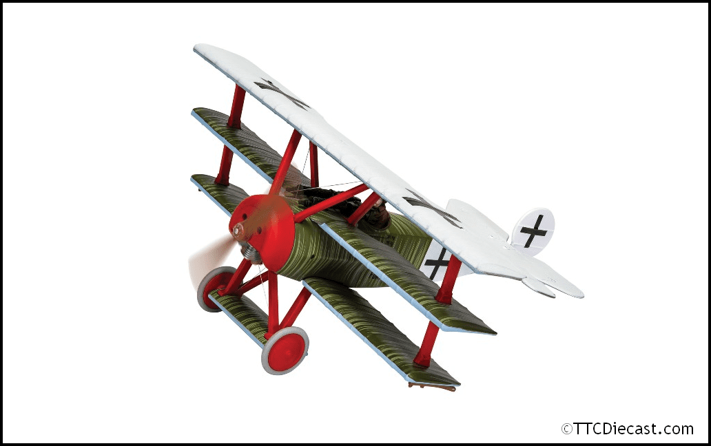 Corgi AA38312 Fokker DR1 Triplane Ltn Hans Weiss 1:48 Scale