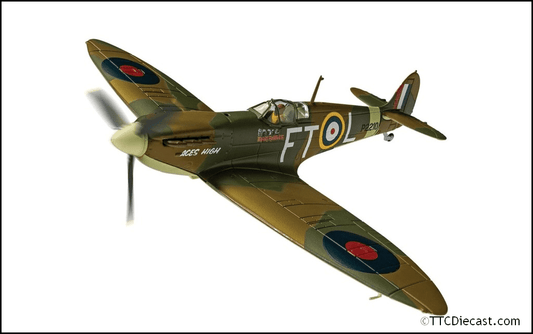Corgi CC39215 Iron Maiden Supermarine Spitfire Mkii 'Aces High', 1/72 Scale