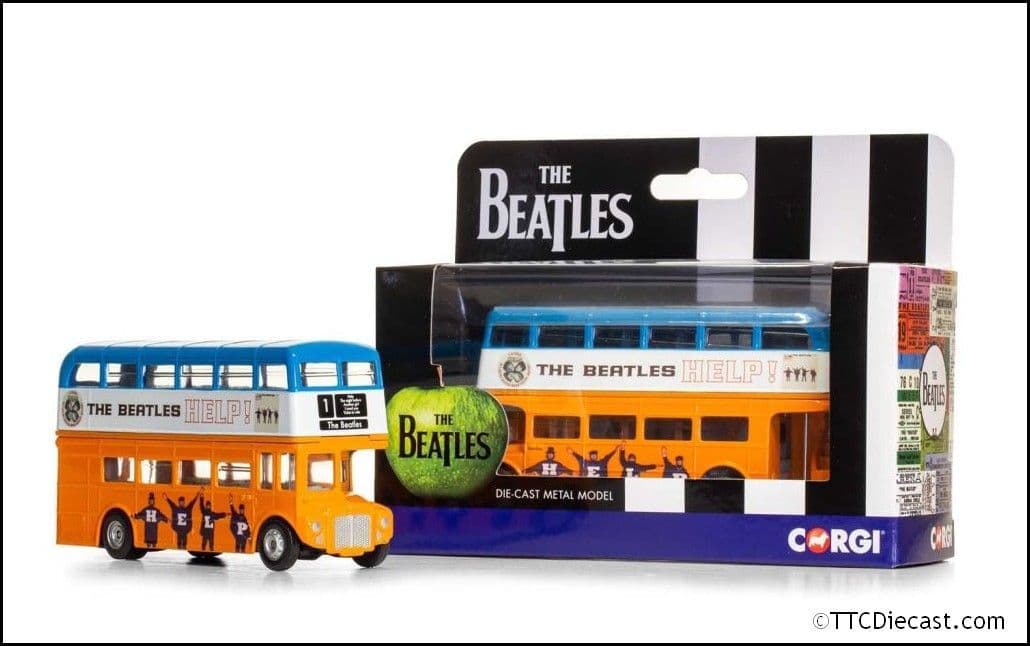 Corgi CC82335 The Beatles, London Routemaster Bus, 'Help!' *LAST FEW*