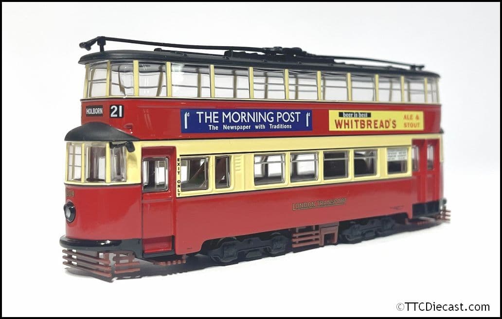 Corgi OM40501 Feltham Tram London Transport, Route 21 Holborn, PRE OWNED