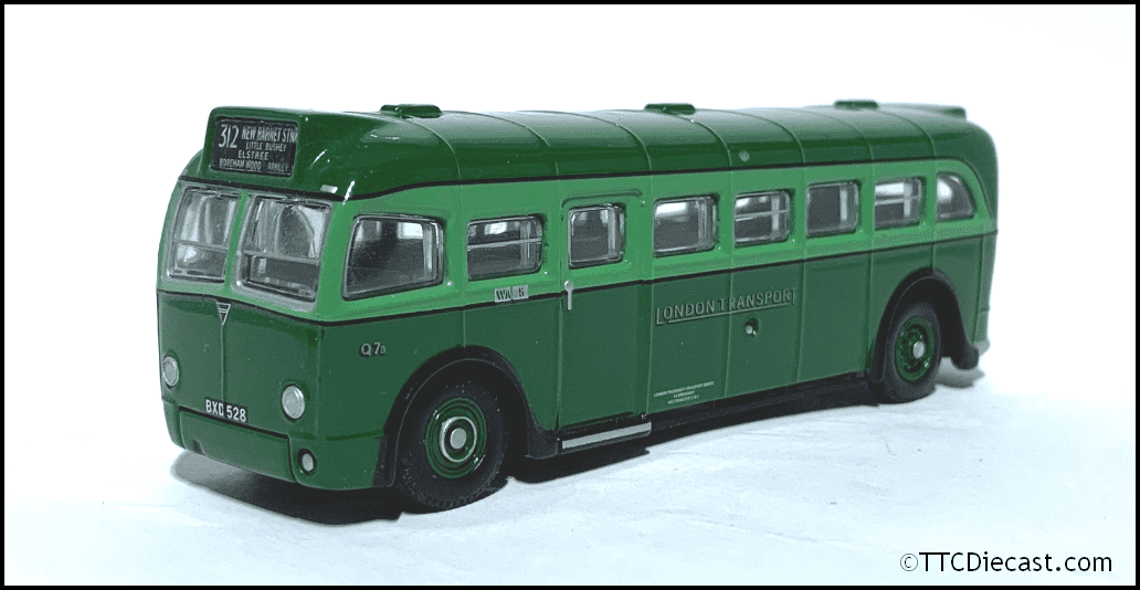 Corgi OM41001 AEC 4Q4 London Transport, Route 312 New Barnet Stn, PRE OWNED