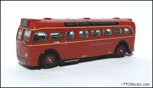Corgi OM41004A AEC 4Q4 London Transport, Q53, Ramblers Association, Route 233 Finsbury Park