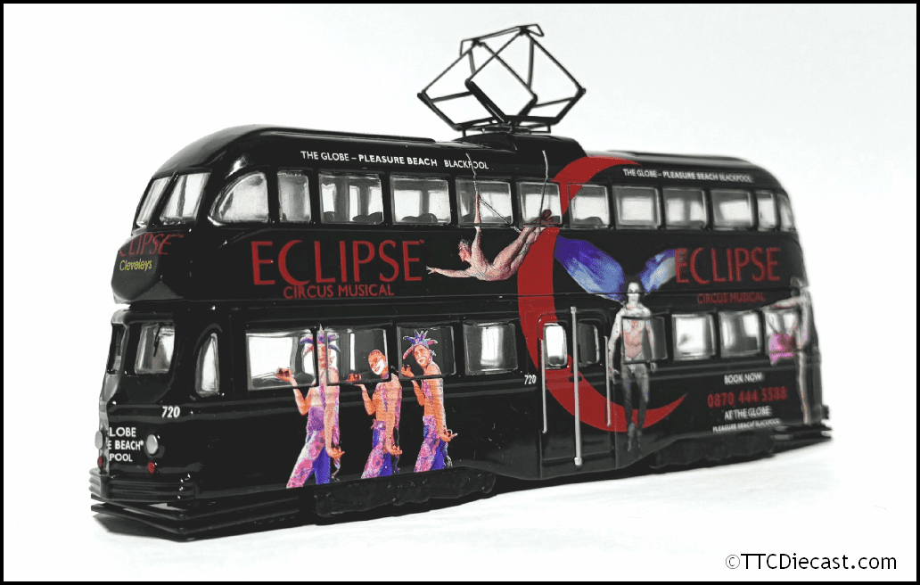 Corgi OM43509 English Electric Balloon Tram Blackpool Transport, Eclipse 2- PRE OWNED