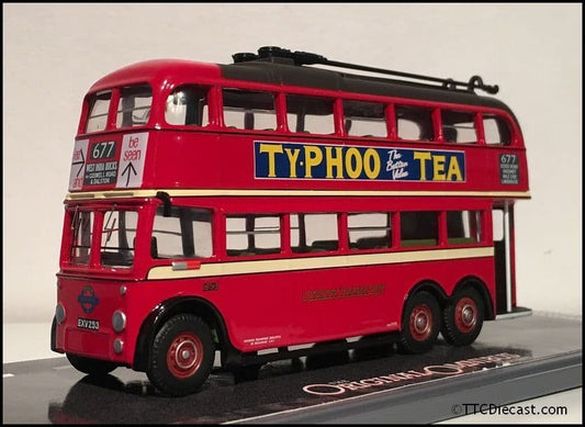 Corgi OM43703 Q1 Double Deck Trolleybus London Transport, PRE OWNED