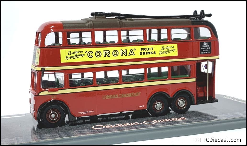 Corgi OM43707 BUT 9641T / Metro Cammell Q1 Trolleybus London Transport, PRE OWNED