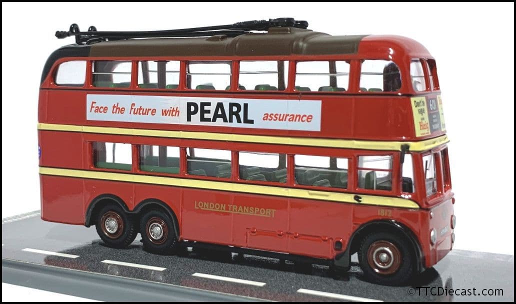 Corgi OM43707 BUT 9641T / Metro Cammell Q1 Trolleybus London Transport, PRE OWNED