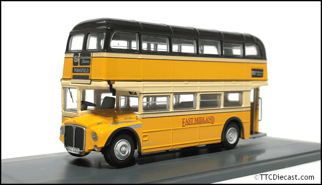 Corgi OM46309B AEC Routemaster, East Midland, Route 15A, Mansfield *LAST FEW*