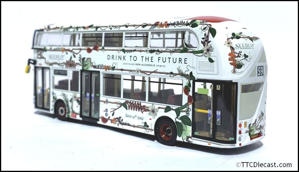 Corgi OM46631b NBFL Borismaster, Arriva, Rte 59 Streatham Hill, Seedlip *LAST FEW*