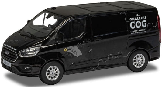 Corgi Vanguard VA15105 Ford Transit Custom 300L1, Shadow Black (Richard Hammond's The Smallest Cog) 1:43 Scale