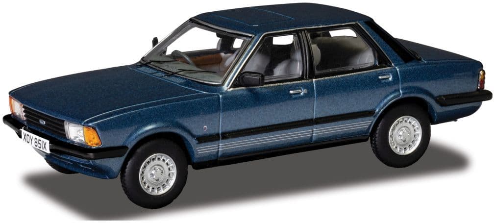 Corgi Vanguard VA15007 Ford Cortina Mk5 2.3 Ghia Titan Blue 1/43 Scale *PRE ORDER £34.19*