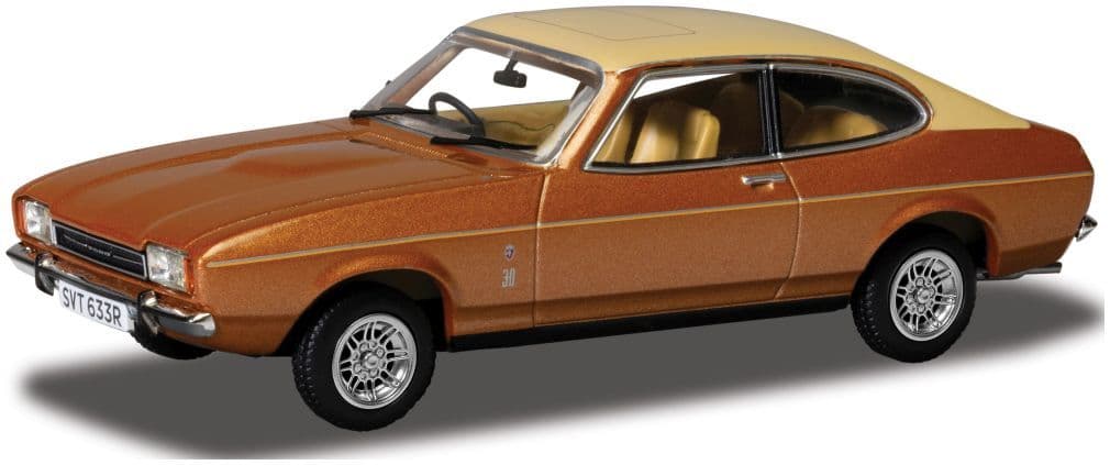 Corgi Vanguard VA15406 Ford Capri Mk2 3.0 Ghia Saturn Gold 1/43 Scale *PRE ORDER £34.19*