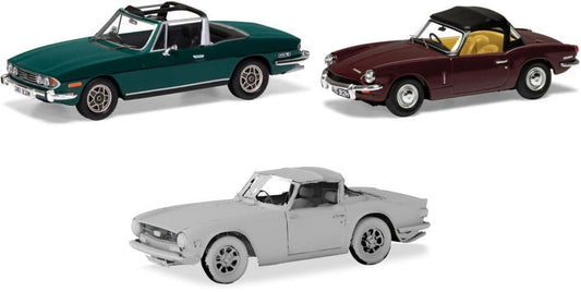 Corgi Vanguard TC00004 Sporting Triumph Collection Stag Spitfire TR6, 1:43 Scale